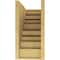 Ekena Millwork 8"W x 16"D x 16"H Classic Landon Rough Cedar Woodgrain TimberThane Corbel, Primed Tan CORUR08X16X16LANRCPR - alternate 3